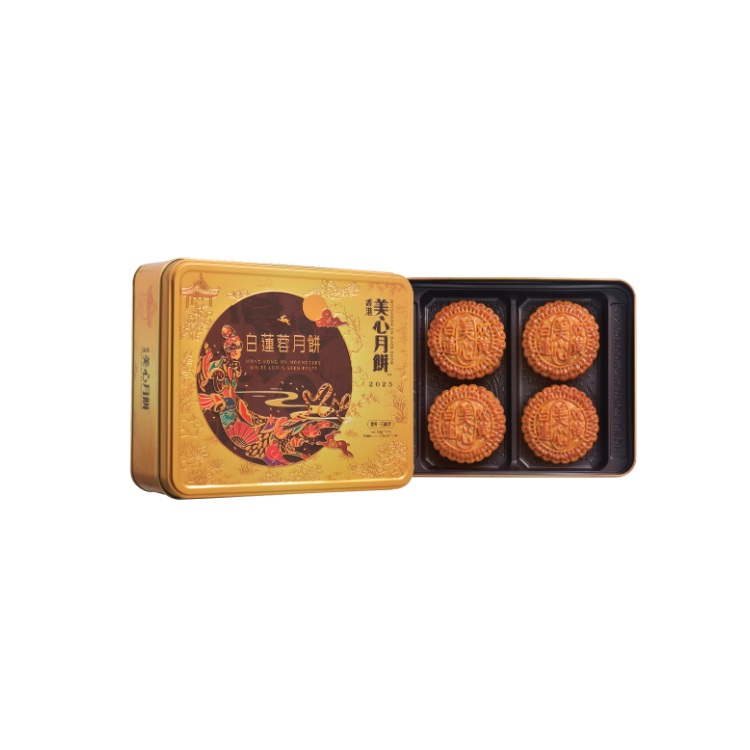 美心雙黃白蓮蓉月餅券(4個裝)