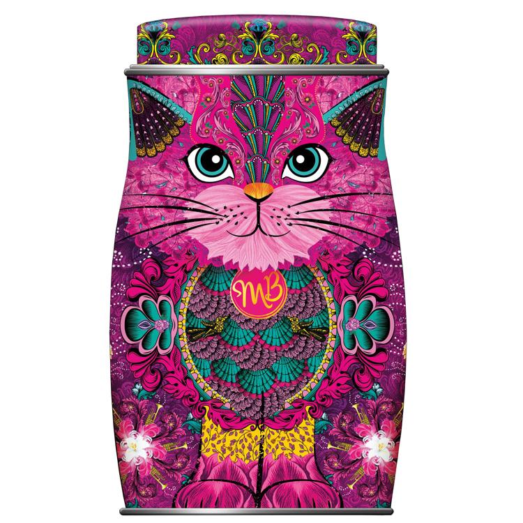 英國 Monty Bojangles可可粉特濃純味軟心朱古力限量迷你貓罐 36g