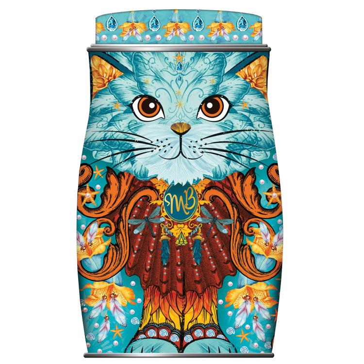 英國 Monty Bojangles可可粉焦糖椰子軟心朱古力限量迷你貓罐 36g