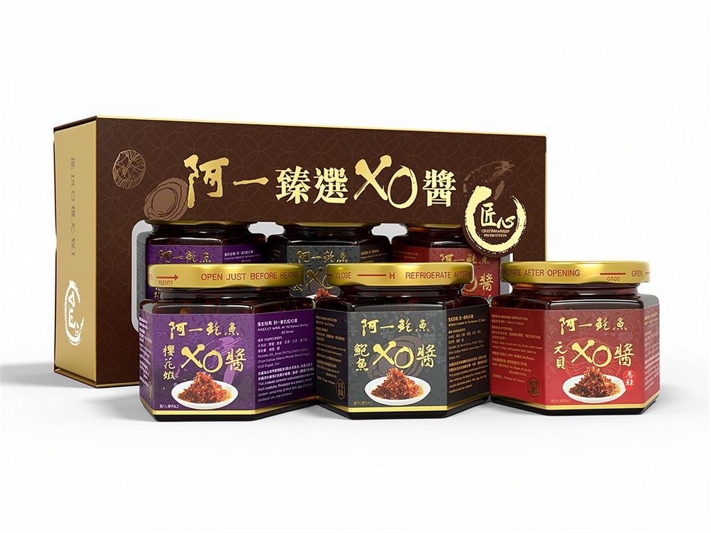 阿一  臻選XO醬禮盒 300g (三款口味裝)