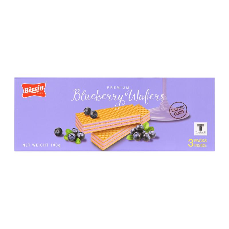 必先  藍莓味夾心威化 100g