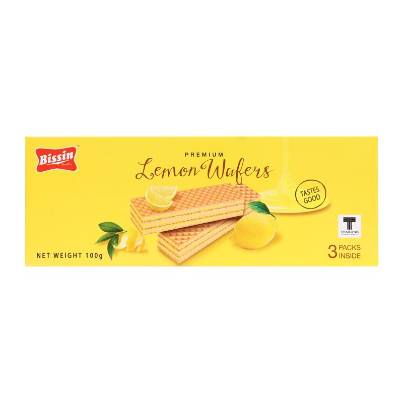 必先  檸檬味夾心威化 100g