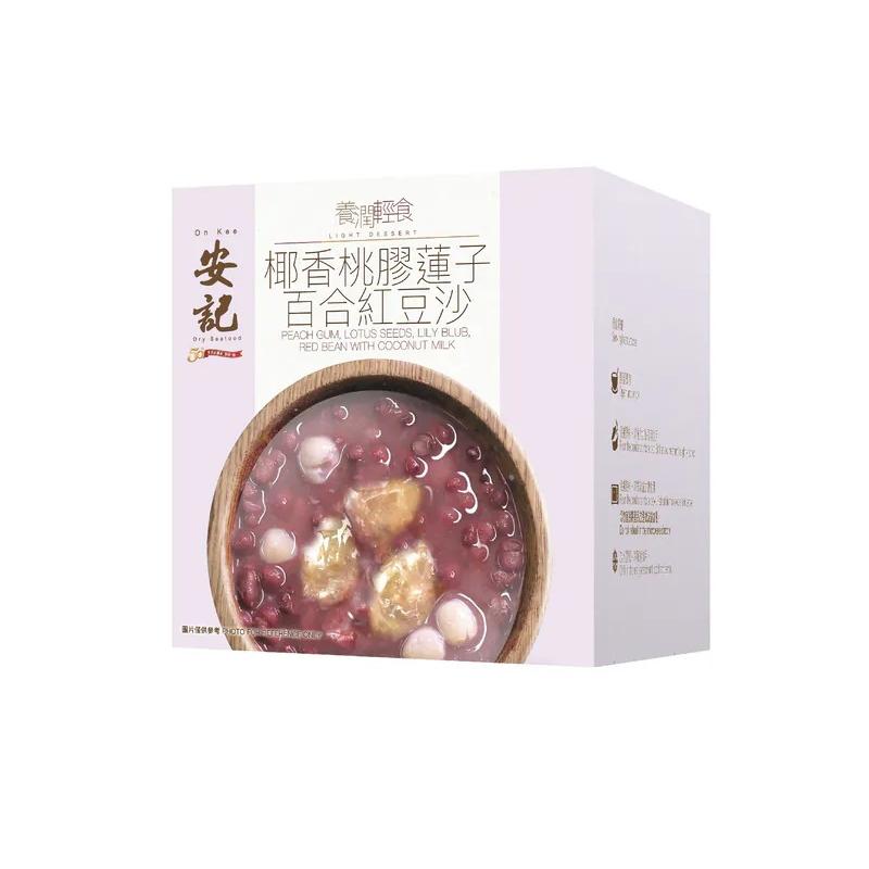安記  椰香桃膠蓮子百合紅豆沙 260g