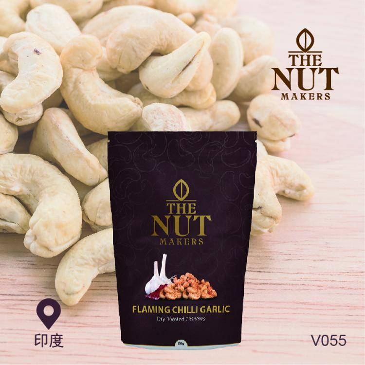 The Nut Makers 辣蒜味乾烤腰果 80G