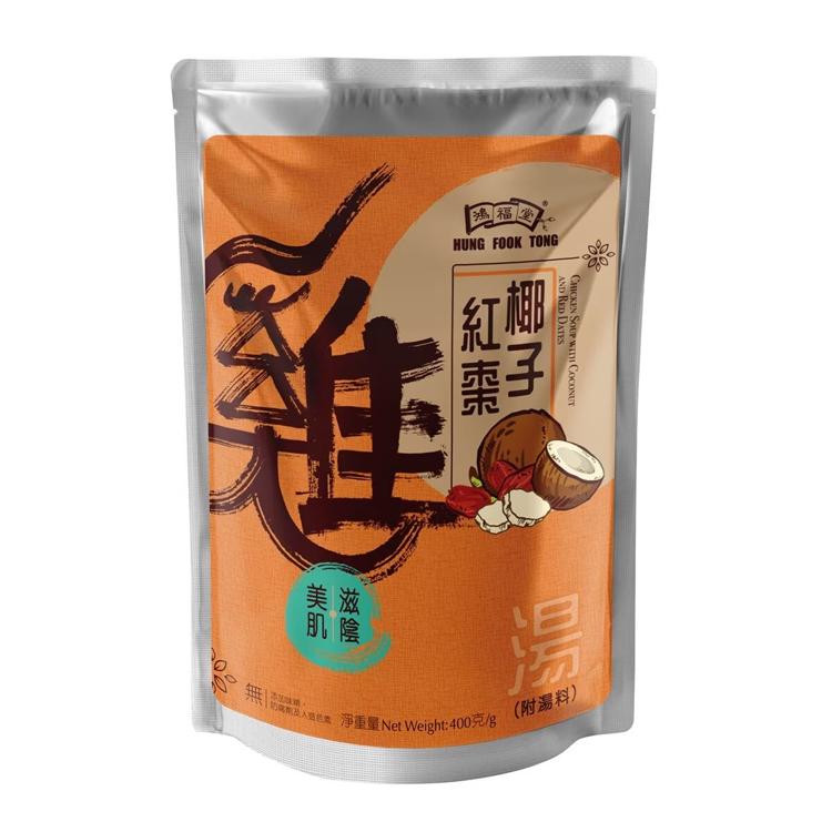鴻福堂椰子紅棗雞湯400g (附湯料)
