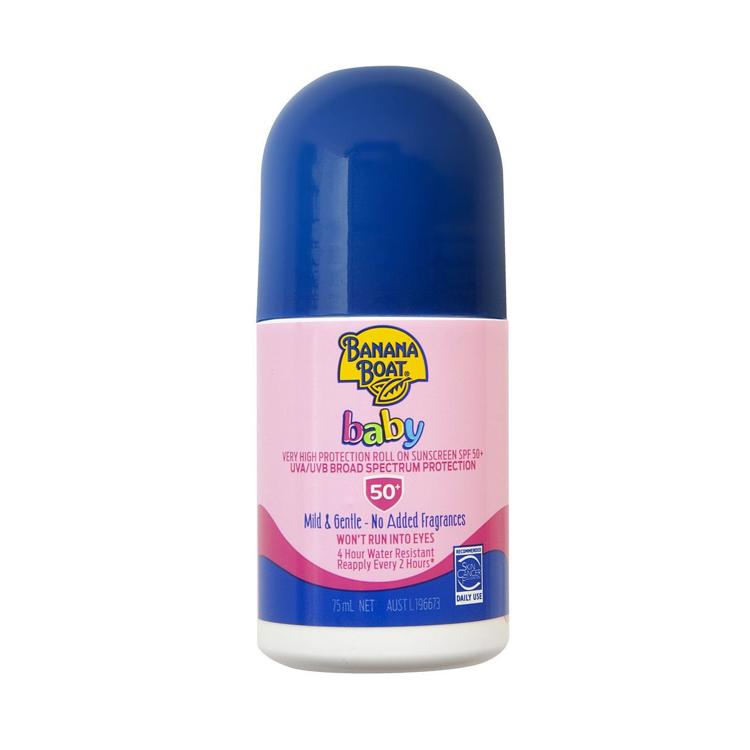 [折實價]香蕉船寶寶防曬乳液(走珠式)SPF50 75ml