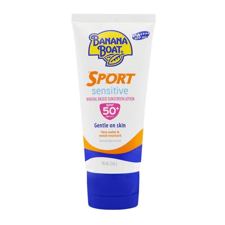 [折實價]香蕉船運動型敏感肌物理防曬乳SPF50 PA++++ 90ml