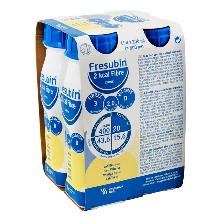 Fresenius Kabi 倍力康2千卡纖維營養品 (雲呢拿味) 200mlx4支