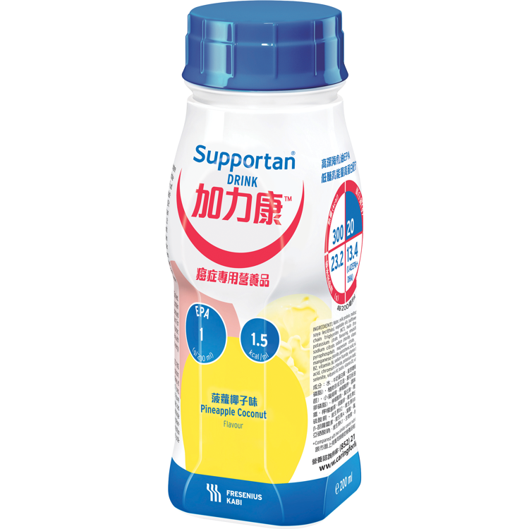 Fresenius Kabi 加力康癌症專用營養品(菠蘿椰味) 200mlx4支
