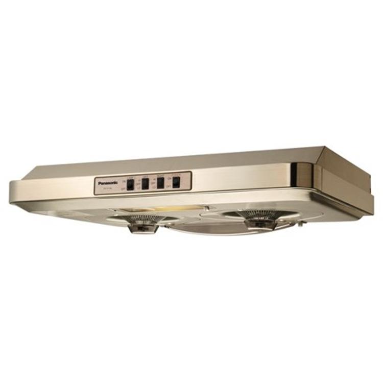 PANASONIC FV-711N 雙千翼渦輪抽油煙機 (按鈕式) (LED 燈型號)   香檳金色