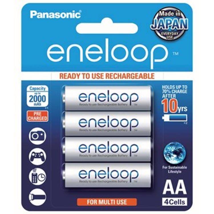 PANASONIC BK-3MCCE/4BT eneloop 充電池 (AA) (4粒)