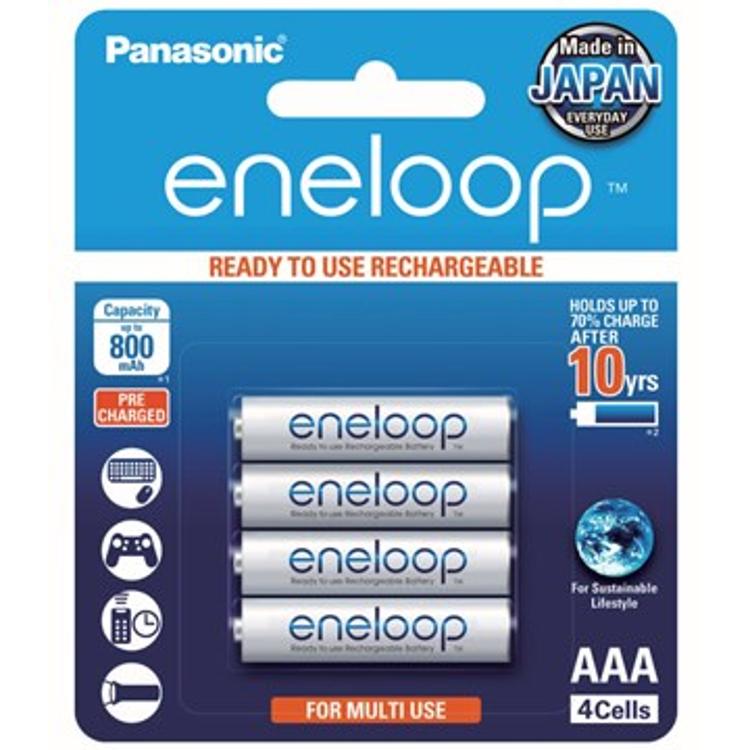 PANASONIC BK-4MCCE/4BT eneloop 充電池 (AAA) (4粒)