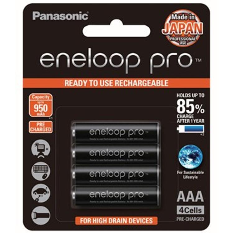 PANASONIC BK-4HCCE/4BT eneloop pro 充電池 (AAA) (4粒)
