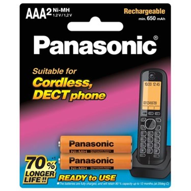 PANASONIC BK-4LDAW/2BT 充電池 (AAA) (2粒)